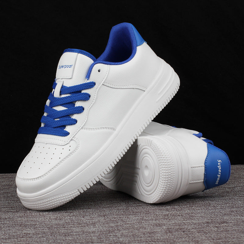 Men's Air Force White Summer Breathable Skateboard Casual Shoes