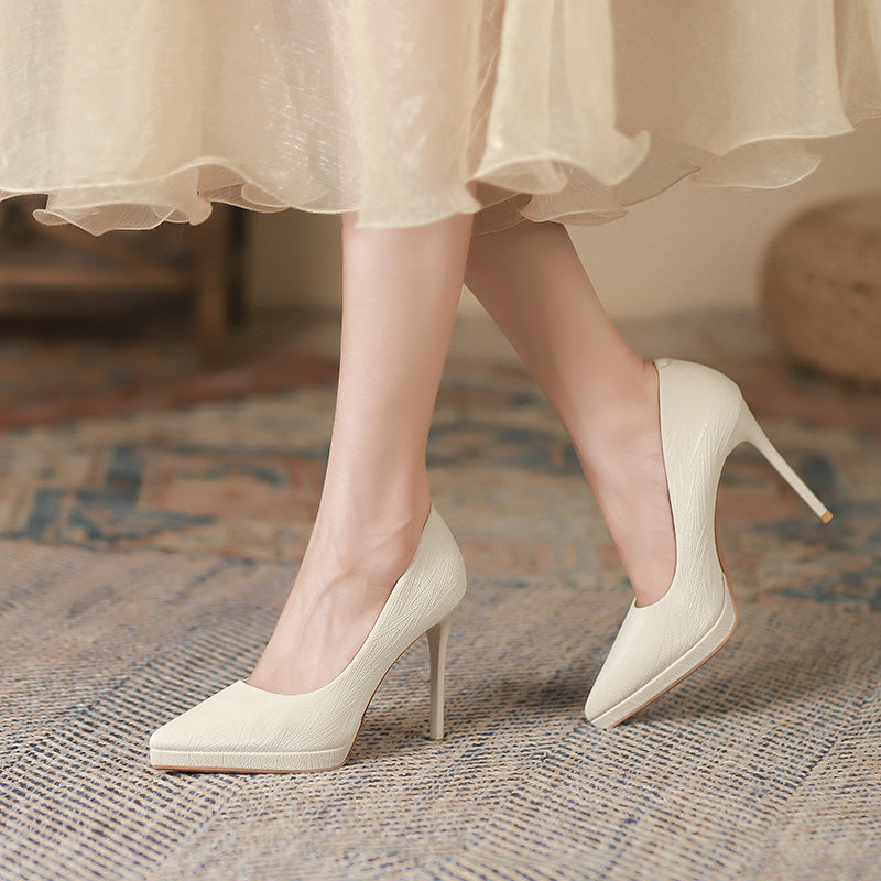 Women's Spring Patent Waterproof Platform Not Tired Women's Shoes