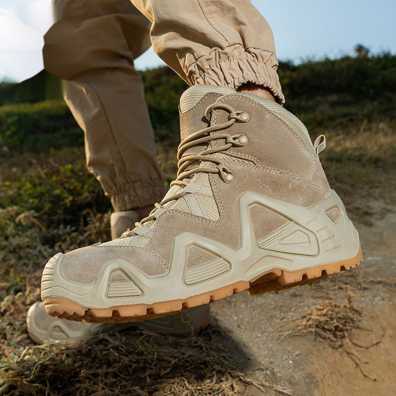 Women's & Men's Desert Mountaineering Hiking Wearable Fashion Martin Outdoor Waterproof Boots