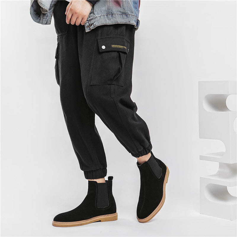 Men's Winter Chelsea Suede Martin Large Size Boots