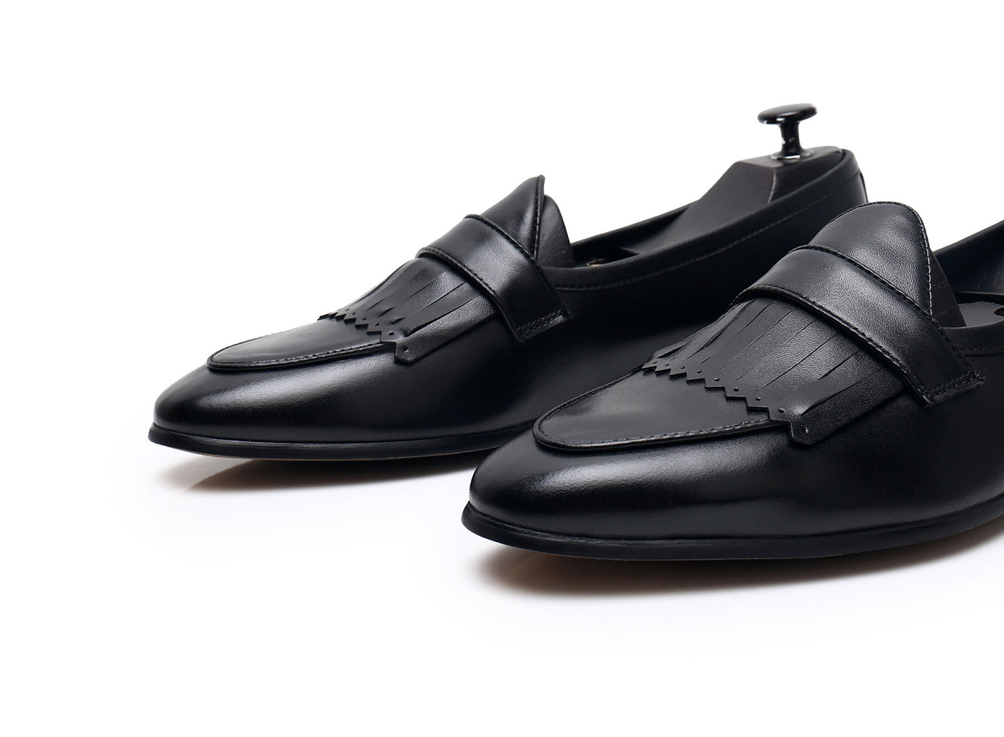 Men's Handmade Genuine British Style Slip-on Lazy Leather Shoes