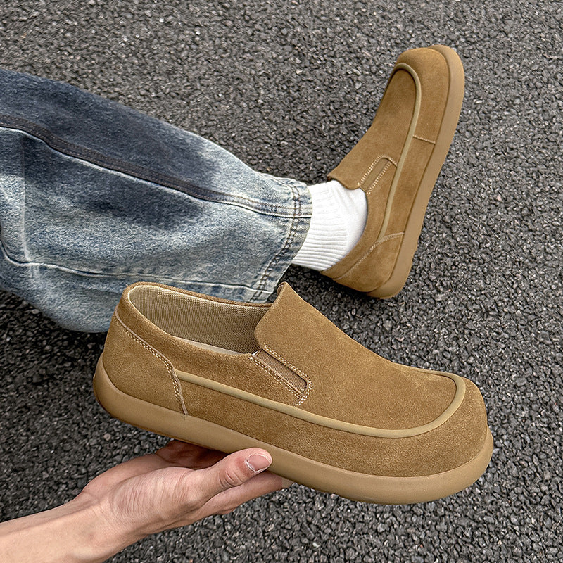 Fashion Trend Retro Daily Commute Leisure Slip-on Loafers/doug Shoes
