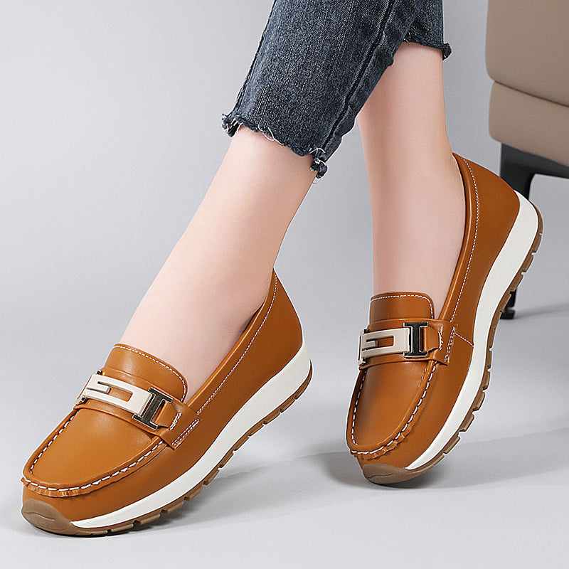 Women's Plus Size Autumn Western Style Mom Casual Shoes