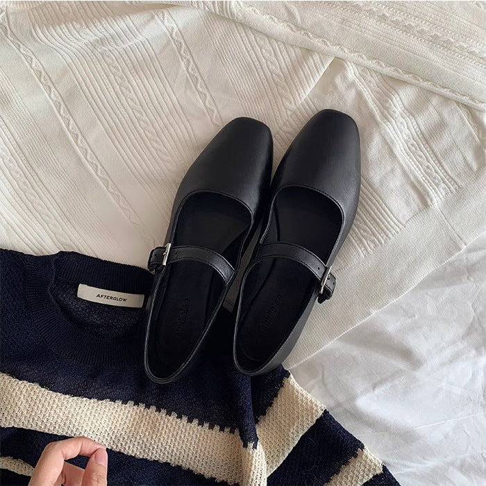 Mom Super Soft Minimalist Buckle Soled Women's Shoes