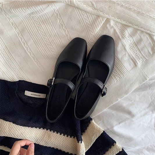Mom Super Soft Minimalist Buckle Soled Women's Shoes