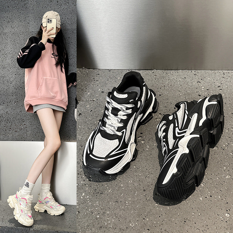 Women's Dad Autumn Korean Style Breathable Lightweight Women's Sports Shoes