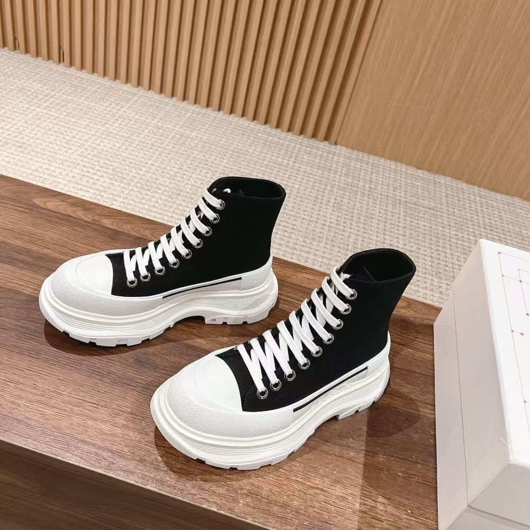 Women's Mcqueen For Height Increasing Insole Versatile Platform Couple Dad Women's Casual Shoes