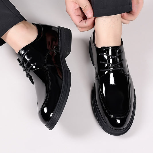 Men's Breathable Business Formal Wear Suit Soft Bottom Leather Shoes