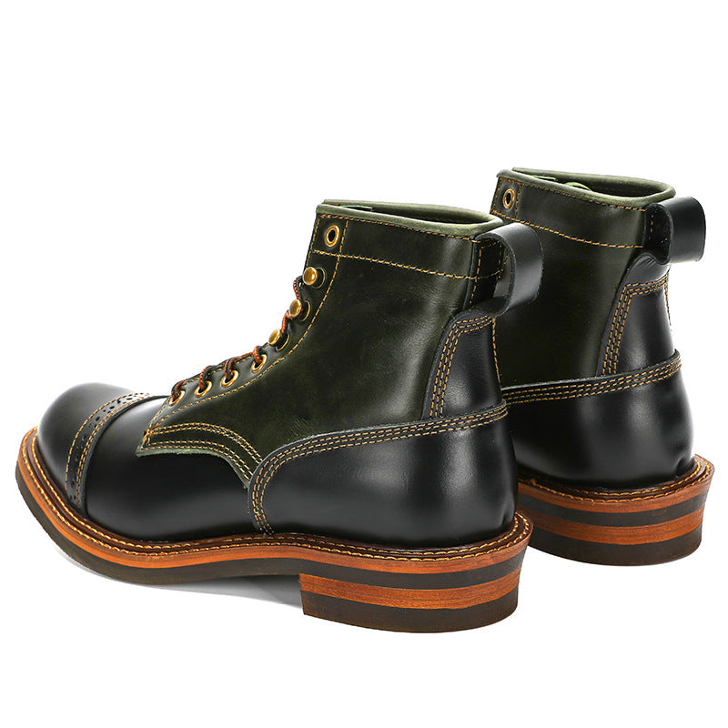 Men's Durable Martin Round Toe Worker Boots