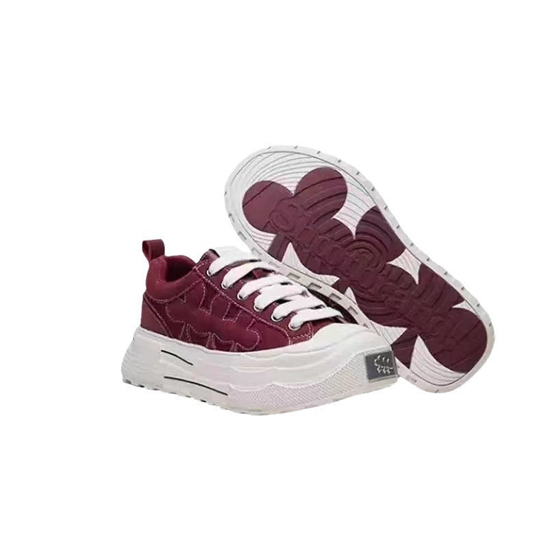 Women's & Men's Blossom Ensemble Series Platform For Golden Sneakers