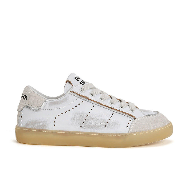 Women's Grape Mom Retro Distressed Dirty Brushed Golden Goose Sports Women's Casual Shoes