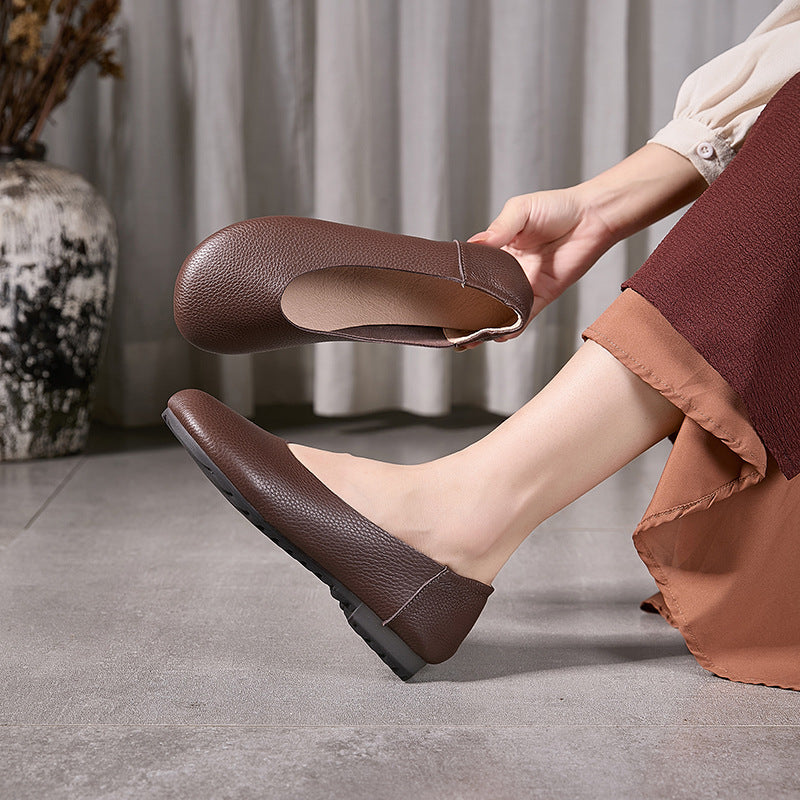 Women's Retro Artistic Style Autumn Soft Bottom Wild Women's Casual Shoes