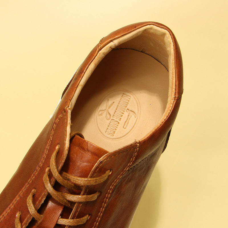 Men's Horse Washed-out Vintage Genuine Fashion Trendy Sneakers