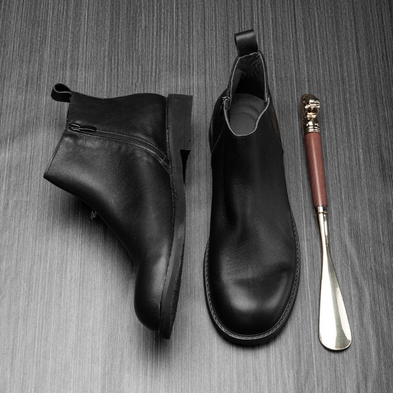 Men's Style Fashion Ankle Fleece-lined Warm Martin Boots