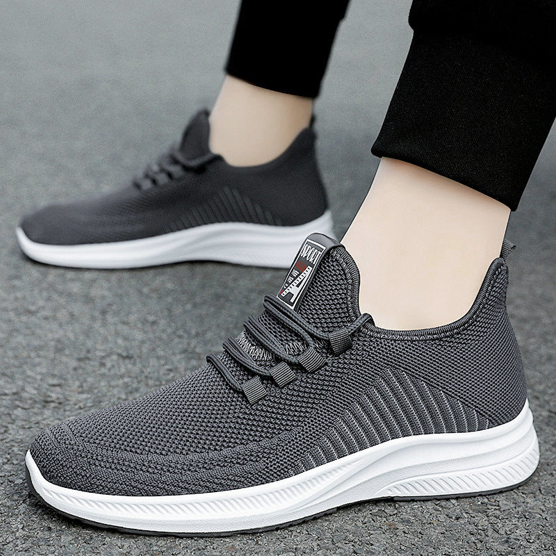 Men's Trendy Soft Bottom Running Breathable Sneakers