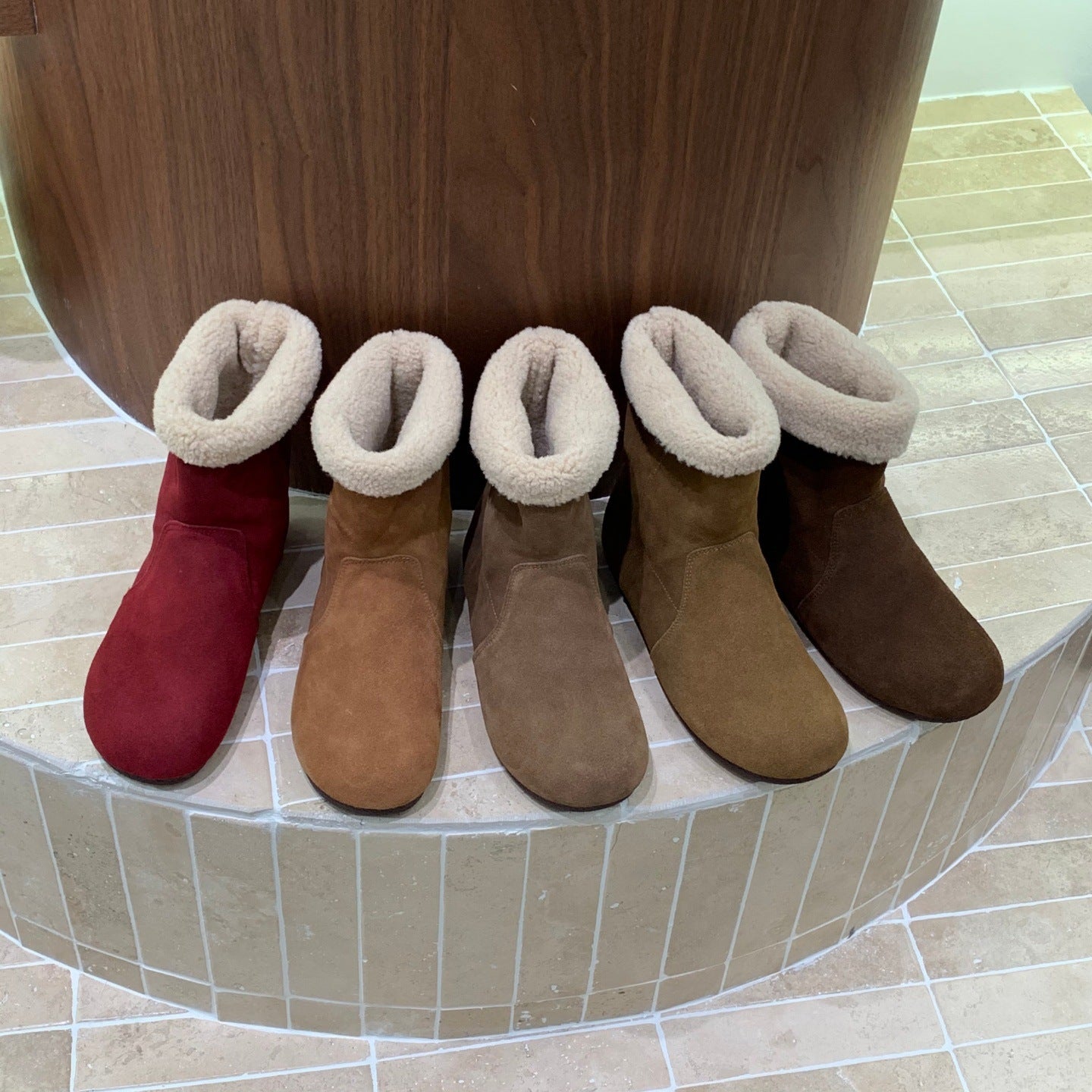 Women's Vintage Martin Korean Matte Big Toe Sleeve Women's Leather Boots
