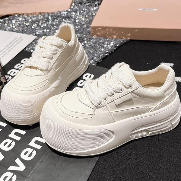Women's Big Toe Doll Head Board Thick Bottom Muffin Bread Women's Sports Shoes