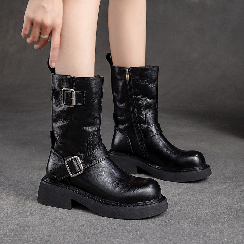 Women's Dong Fleece-lined Warm Martin Comfortable Ankle Top Women's Shoes