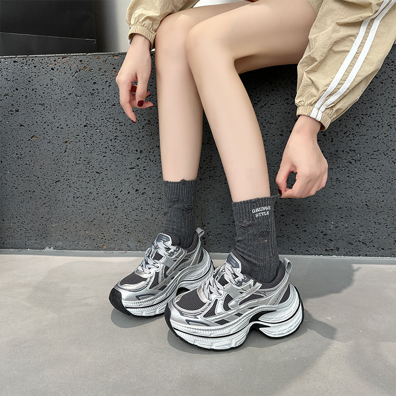 Women's Authentic Clunky Autumn Retro Easy Matching Lightweight Soft Women's Sports Shoes