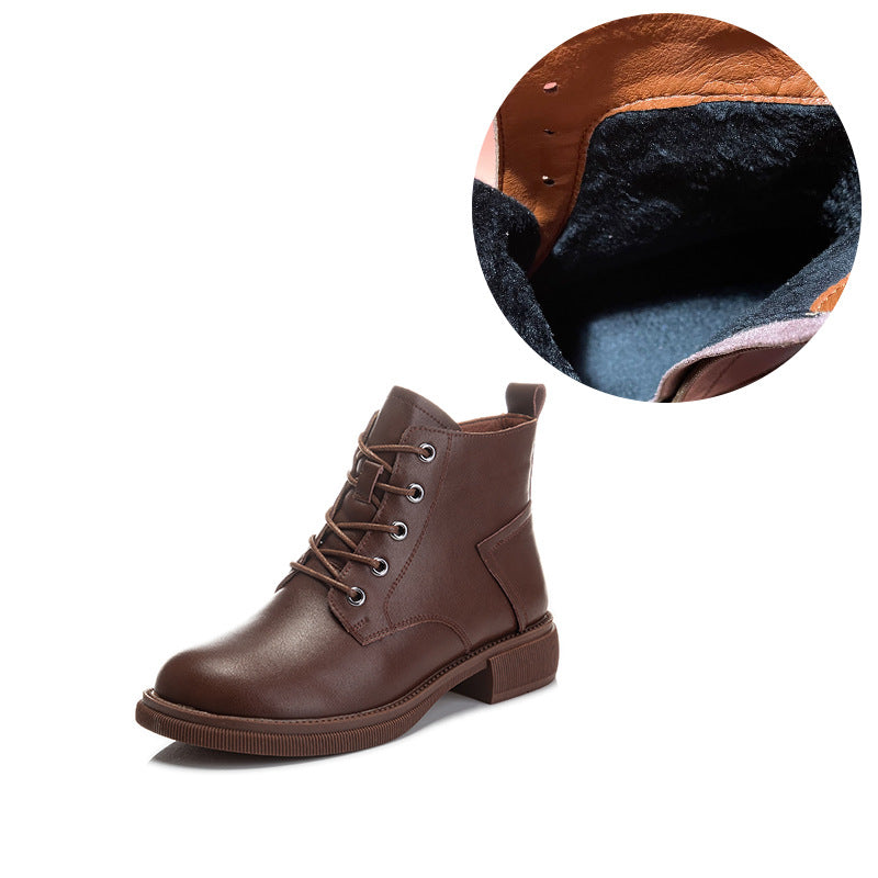 Women's Chelsea Retro Martin Plus Size Short Boots