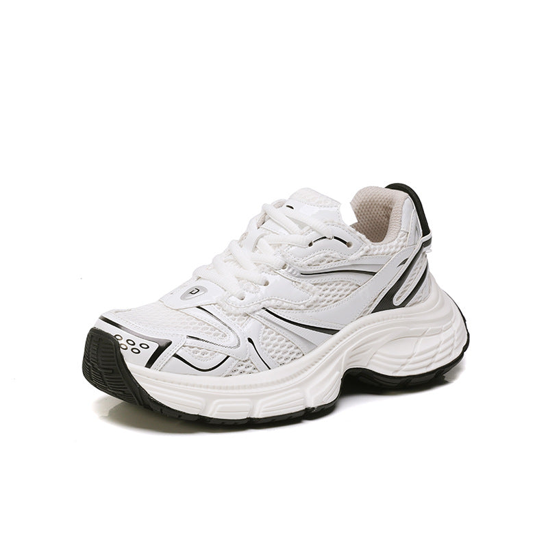 Women's Dad Fashionable Spring Korean Style Thick Sneakers