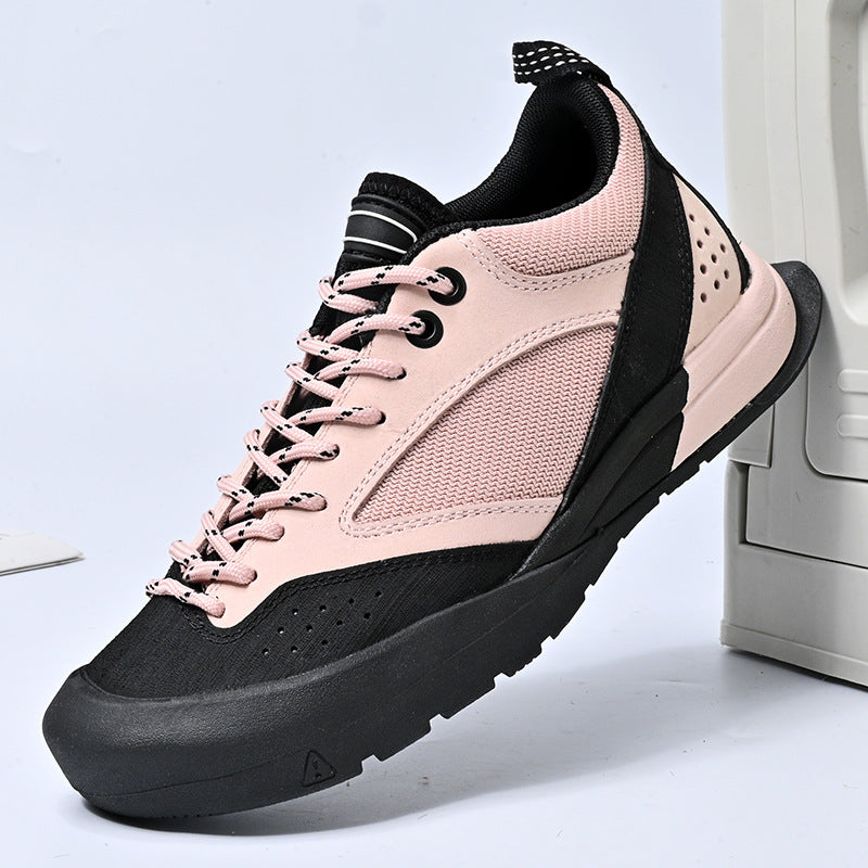 Women's & Men's First Layer Cowhide Soft Bottom Hiking Lovers Outdoor Casual Shoes