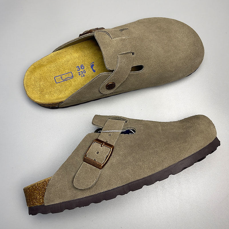 Genuine Couple Essential Street Shot Closed Toe Slippers