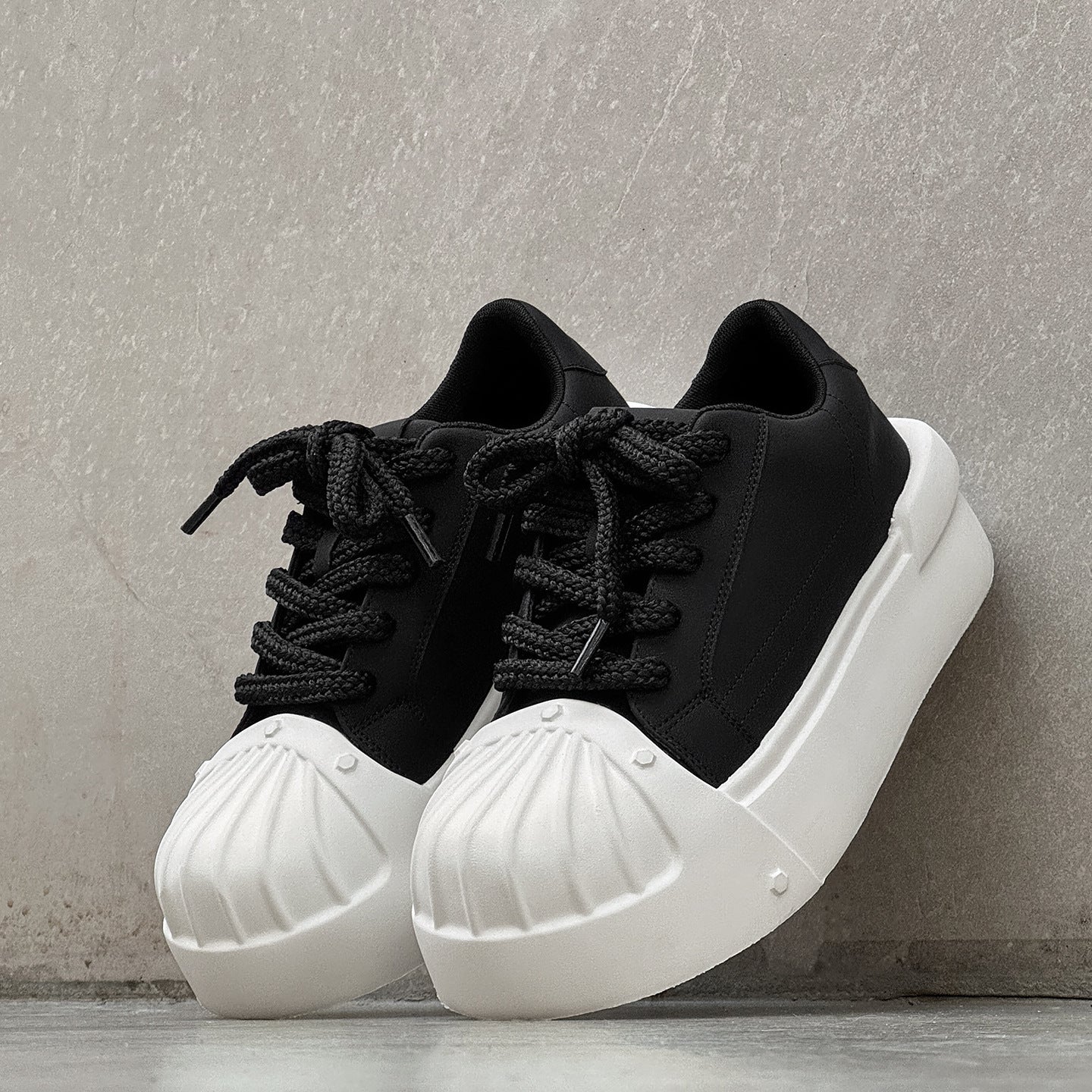 Men's Trendy Shell Toe Thick Sole Increased Leisure Sports Men's Board Shoes
