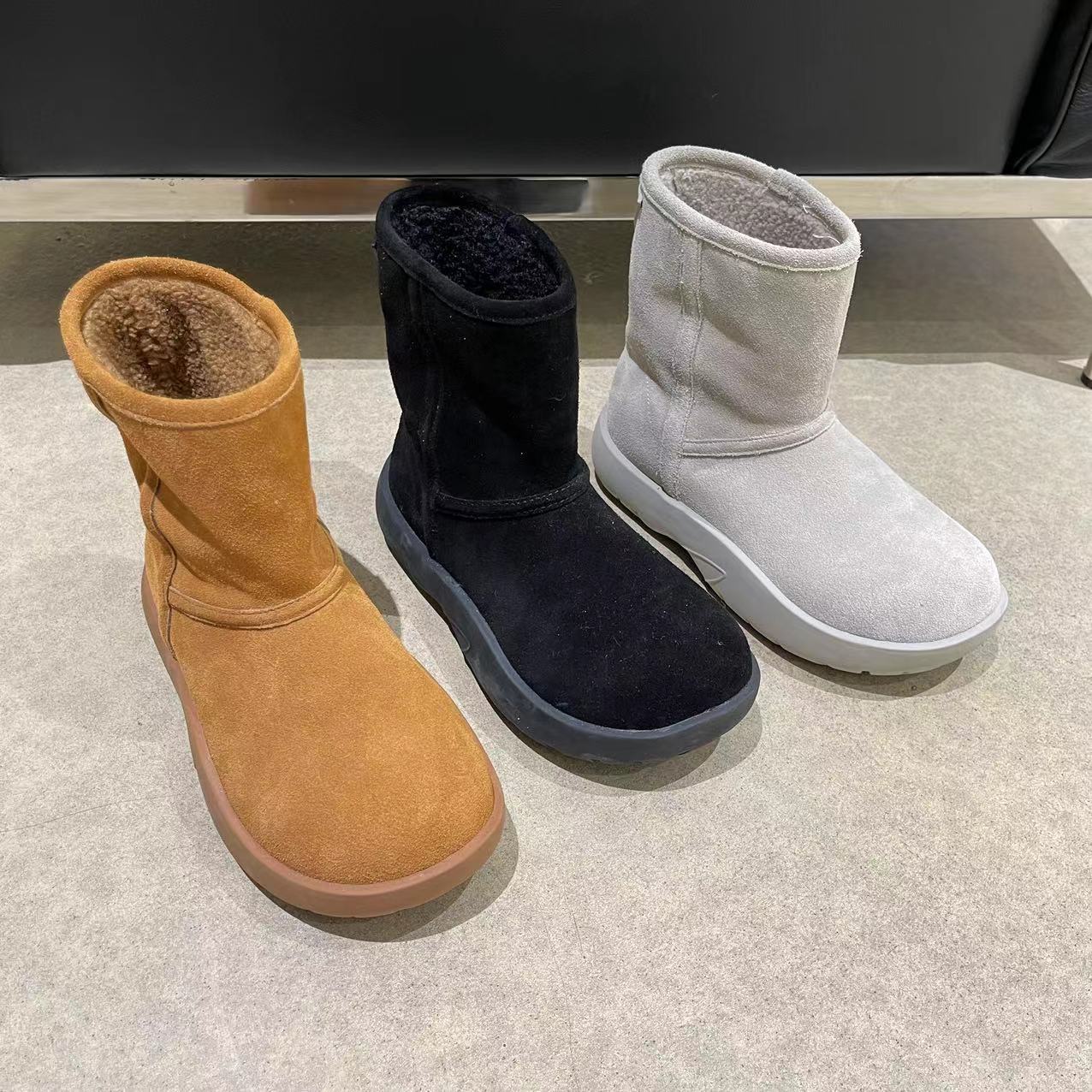 Women's Winter Fleece-lined Warm Fur Integrated Northeast Thick Snow Boots