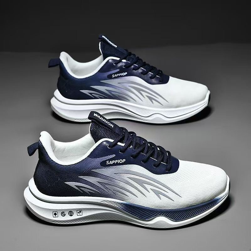 Men's Summer Mesh Shock Absorption Breathable Travel Sneakers