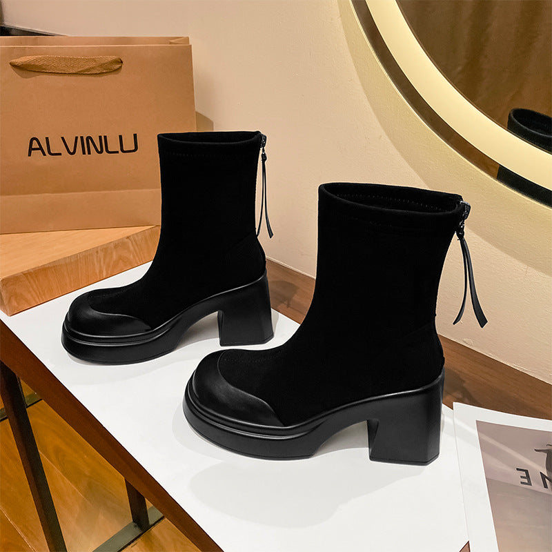 Women's Winter Slimming V Cut Tube Stretch Boots