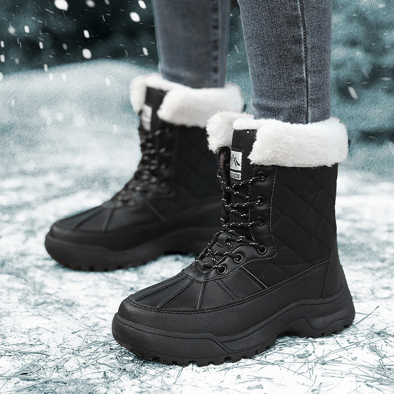 Women's Winter Plush Insulated Comfortable Sports Outdoor Snow Boots