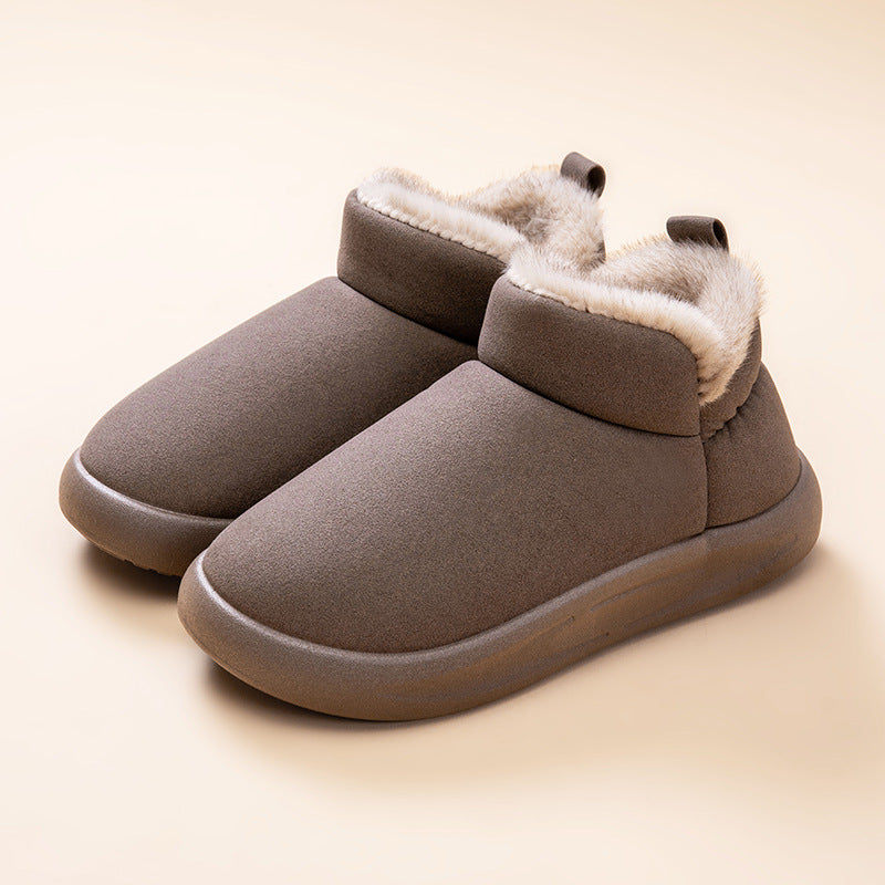 Women's & Men's Thickened Cotton Indoor Home Warm Keeping Women's Shoes