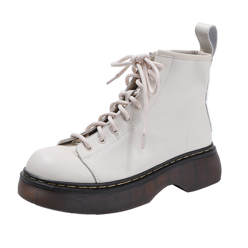 Bottom White Martin Female Winter British Boots