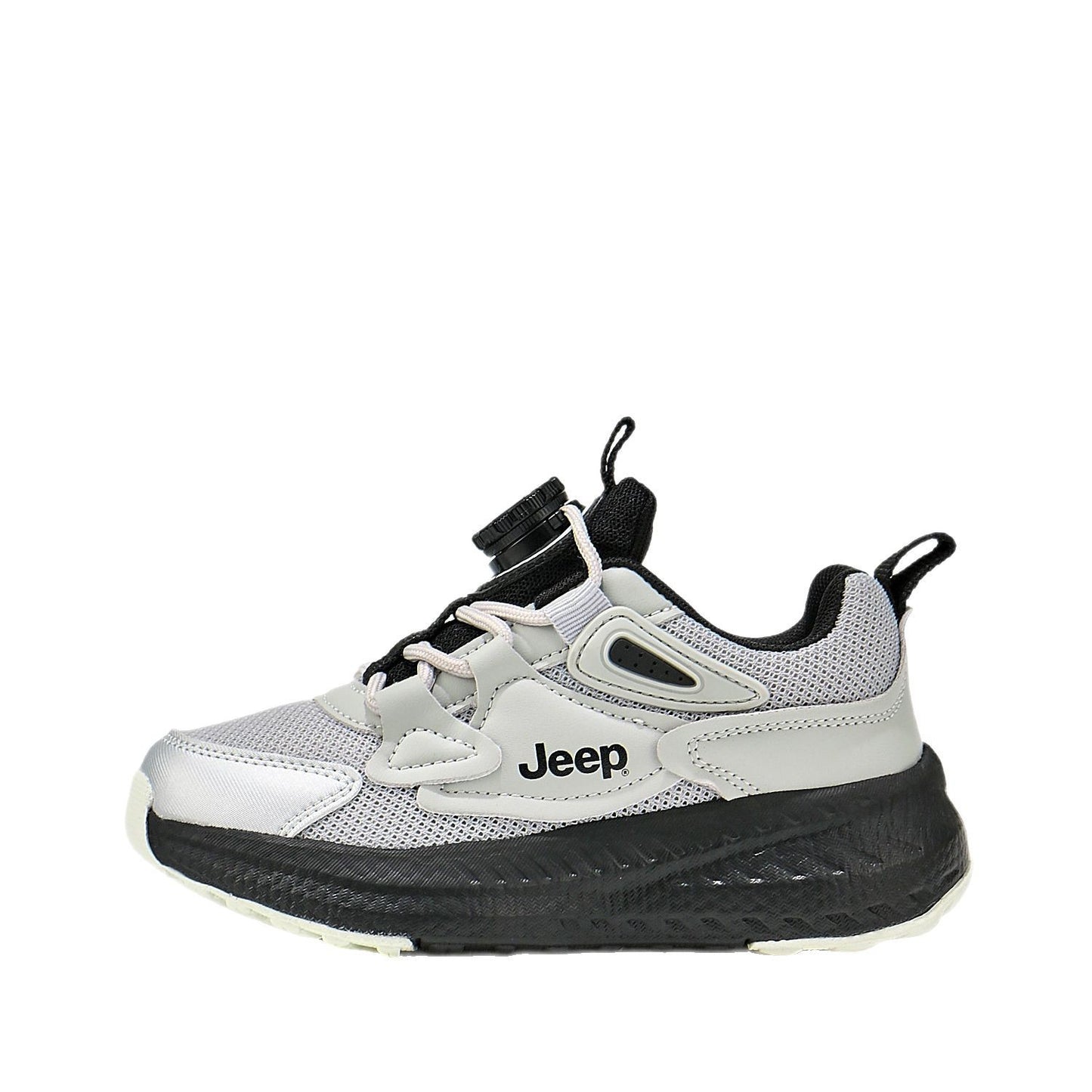 Children's Mesh Breathable Running Spinning Button Soft Children's Sports Shoes