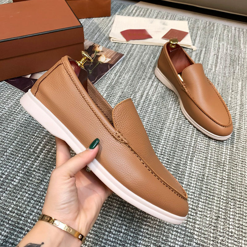 Men's Authentic Slip-on British Comfortable Flat Lovers Original Loafers/doug Shoes