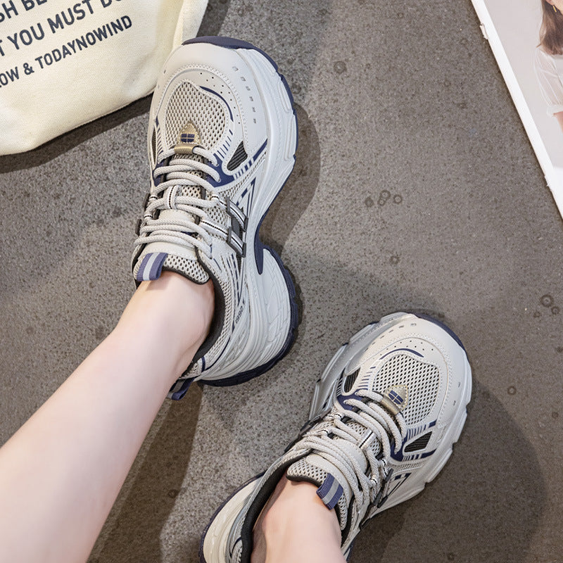 Women's Platform Dad Feet Show Small Sports Sneakers