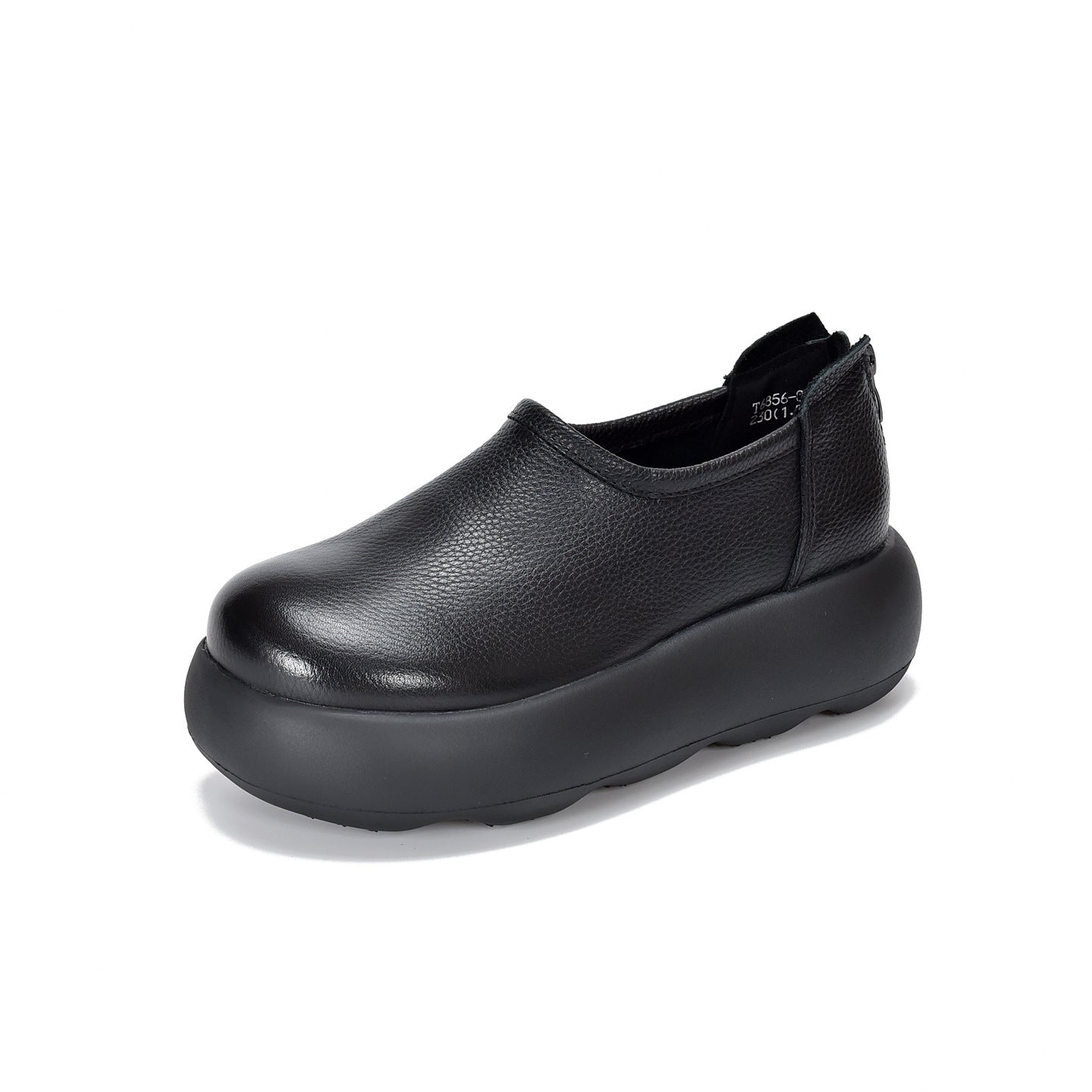 Women's Round Toe Platform Genuine First Layer Women's Casual Shoes