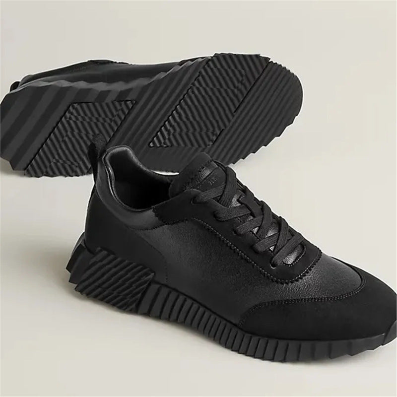 Men's Daily Black White Couple Breathable Low Men's Sports Shoes
