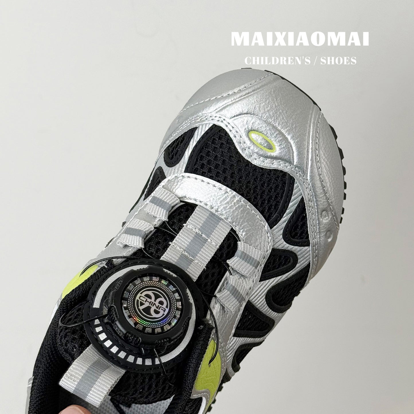 Children's Mai Rotating Buckle Spring Outdoor Mesh Breathable Sneakers