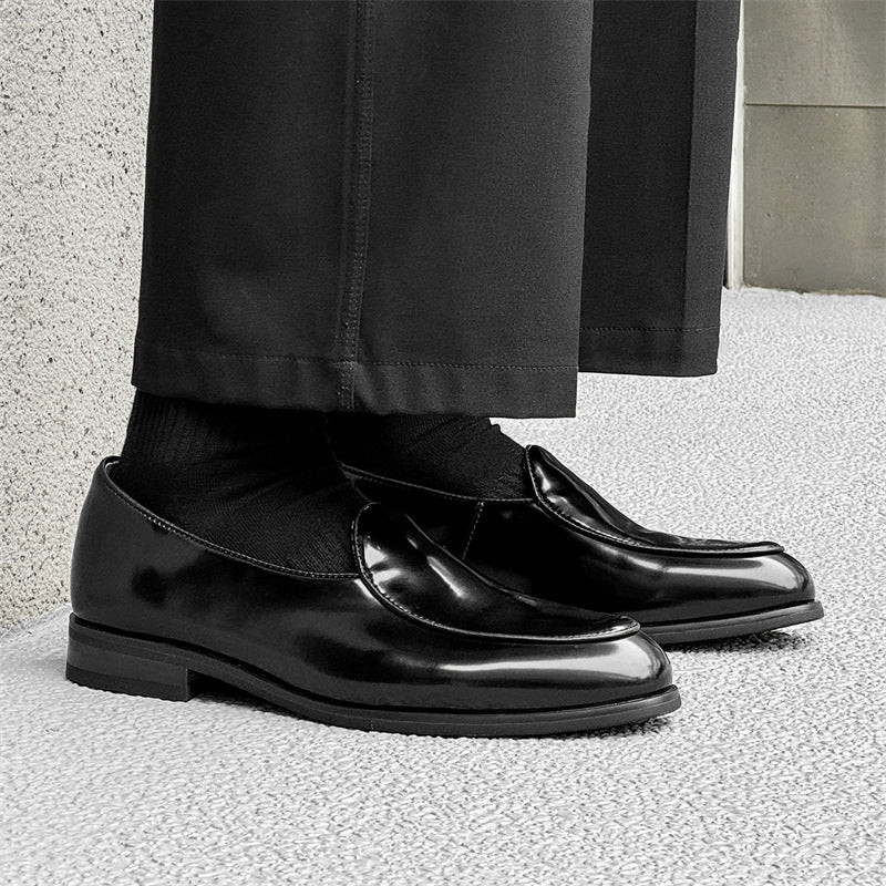 Formal Wear Business Commute Slip-on Cover Leather Shoes