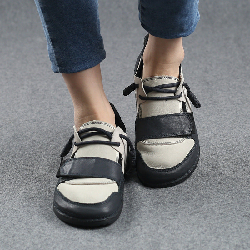 Women's Travel Korean Style Velcro Flat Pumps Casual Shoes