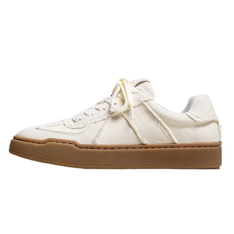 Men's Summer Low Top White Sports Training Men's Board Shoes