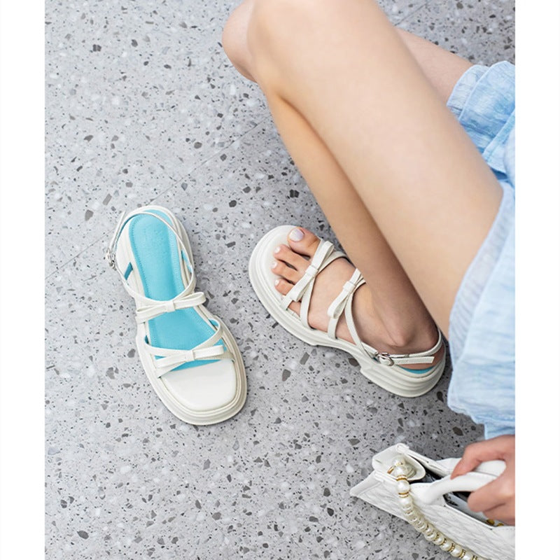 Women's Hot Butterfly Platform Summer Strap Retro Sandals