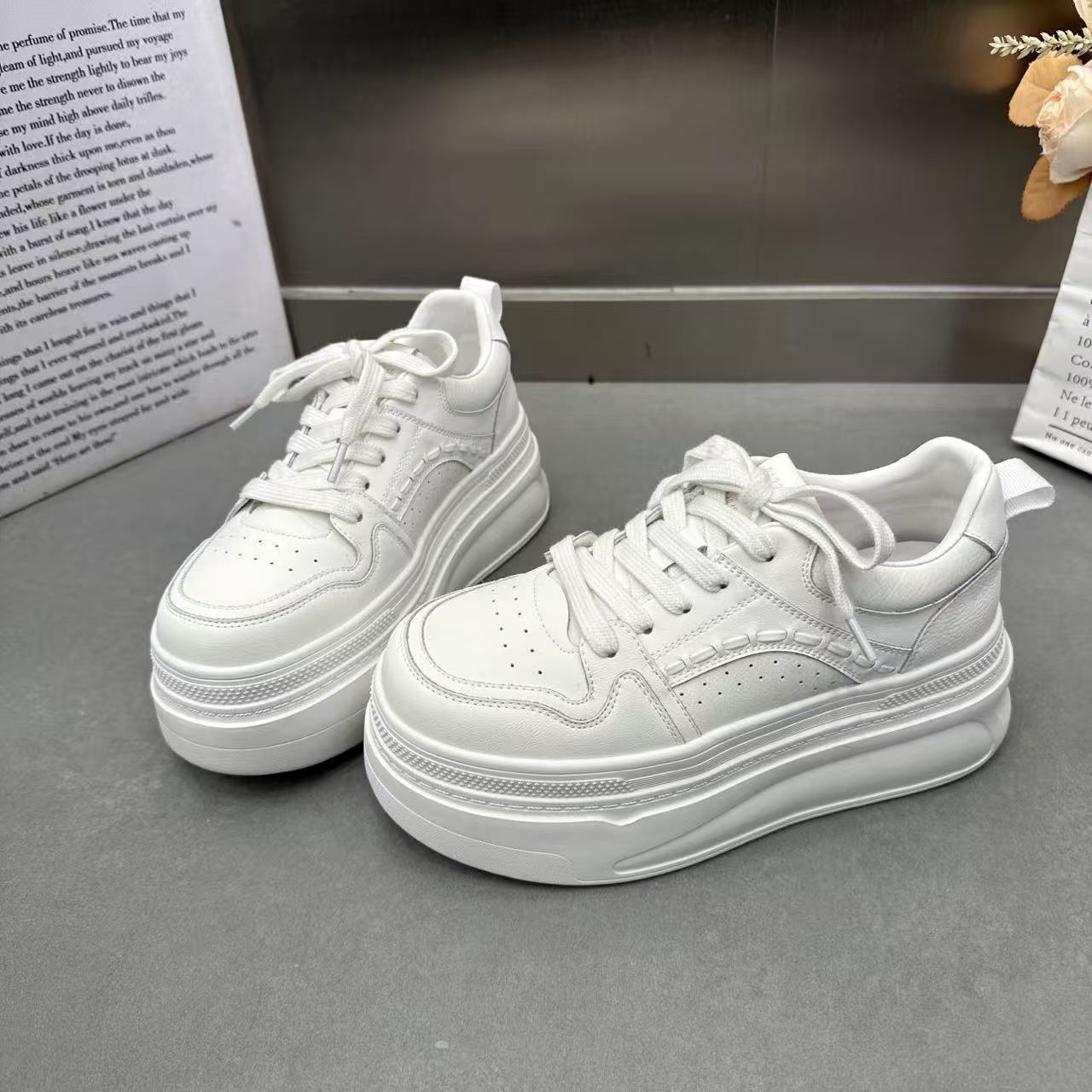 Women's Heightened Easy Wear Spring Platform Small Women's Casual Shoes