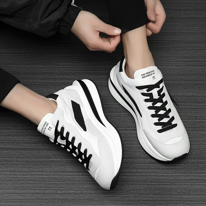 Men's Extra Large Size Breathable White Summer Casual Shoes