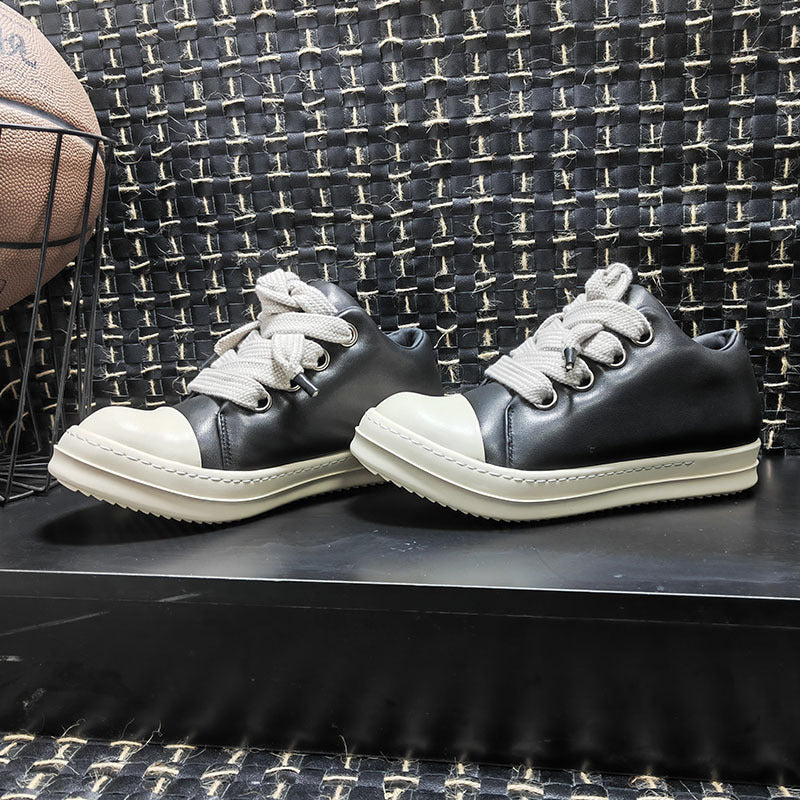 Men's Shoelace Low Top Genuine High Street Sneakers