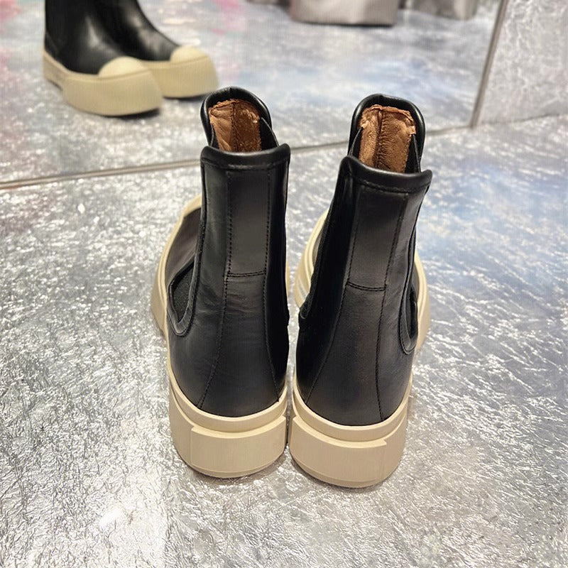 Women's & Men's Plus Size Chelsea Big Toe Thick Boots