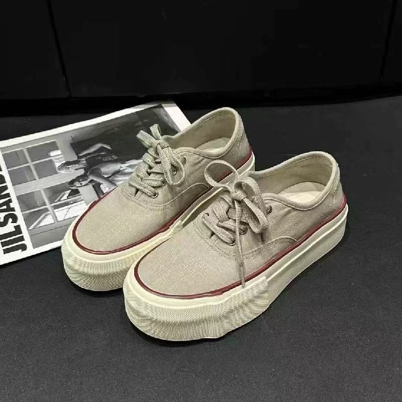 Women's Summer Platform Heightened Linen Super Breathable Sneakers
