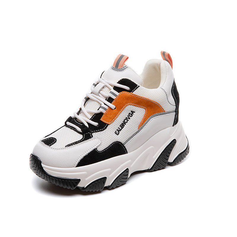 Women's Dad Korean Style Breathable Platform Mesh Surface Small Women's Shoes